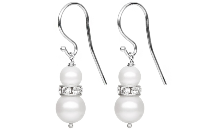 Pärlörhängen Milana Petite ST_E0051 | Silvertree