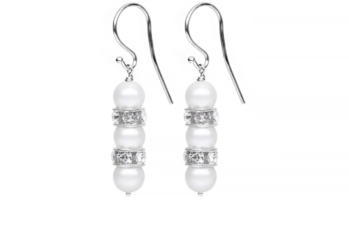 Pärlörhängen Milana Petite Sparkle ST_E0074 | Silvertree