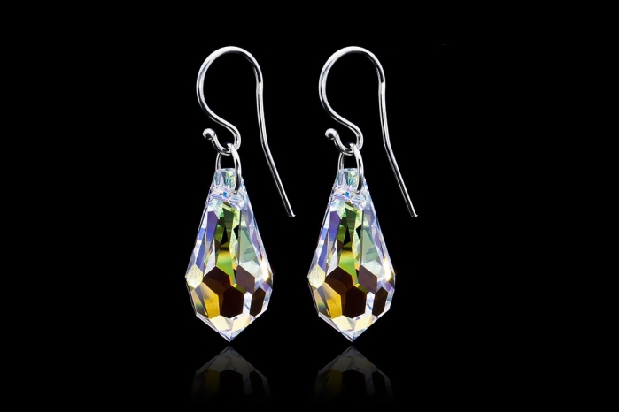 Örhänge Aurore Kristalldroppe ST_E0086 | Silvertree