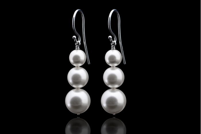 Pärlörhängen Simply Pearls 8-12mm ST_E0079 | Silvertree