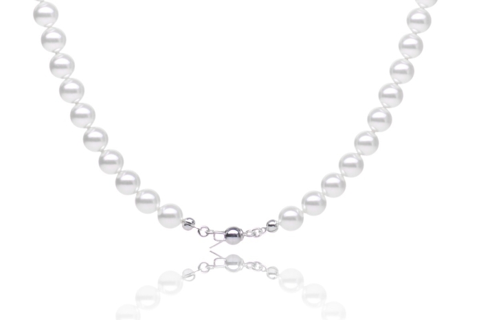 Pärlhalsband Simply Pearls Gradual 6-10mm ST_N0047 | Silvertree