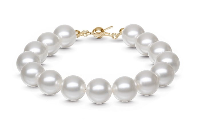 Pärlarmband Simply Pearls 12mm ST_B0079 | Silvertree