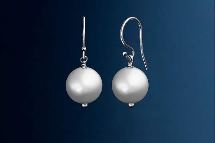 Pärlörhängen Simply Pearls 10mm ST_E0082 | Silvertree