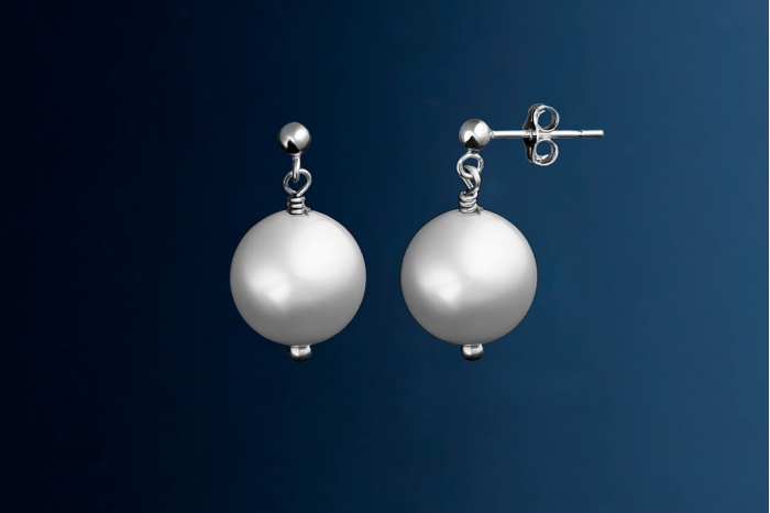 Pärlörhängen Simply Pearls 10mm ST_E0082 | Silvertree