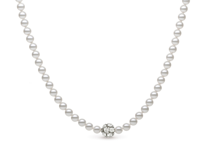 Pärlhalsband Cienna Petite ST_N0069 | Silvertree