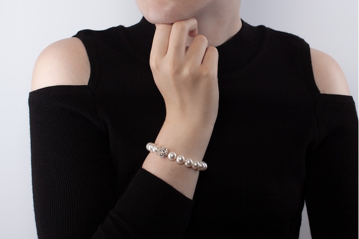 Pearl Bracelet Cienna Grande ST_B0089 | Silvertree